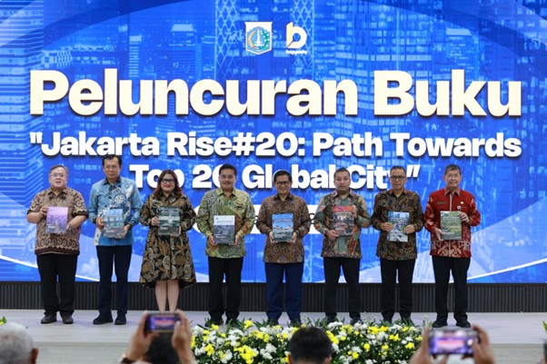 Delapan Jilid Buku Jakarta Rise #20: Path Towards Top Global City Diluncurkan