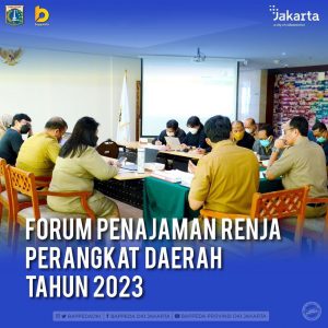 Forum Penajaman Renja Perangkat Daerah Tahun 2023
