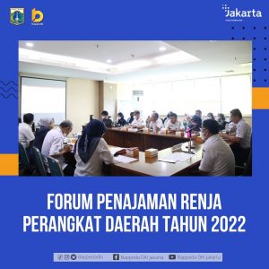 Forum Penajaman Renja Perangkat Daerah Tahun 2022